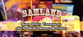 Sam Visits Treasures of the Walt Disney Archives frontpagepic_