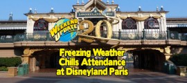 Cold weather has a chilling effect on Disneyland Paris attendance Freezing-Paris