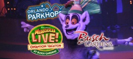 Madagascar Live at Busch Gardens Tampa frontpagepicBGT