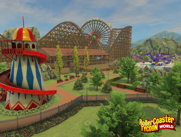 rollercoaster tycoon world flat rides