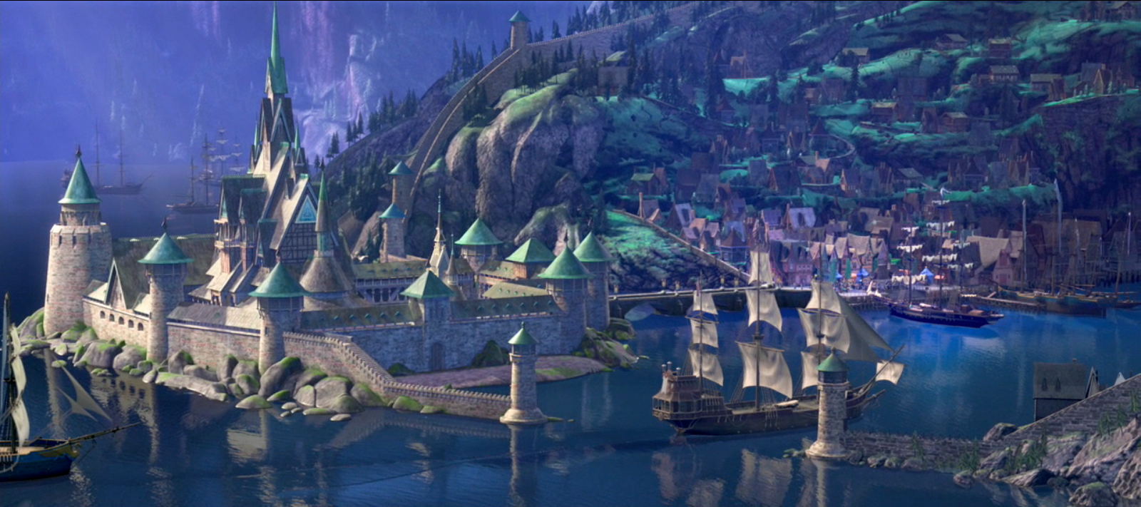 arendelle frozen castle