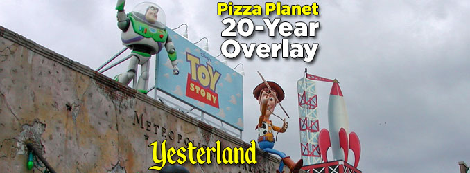 is there a pizza planet in toy story land