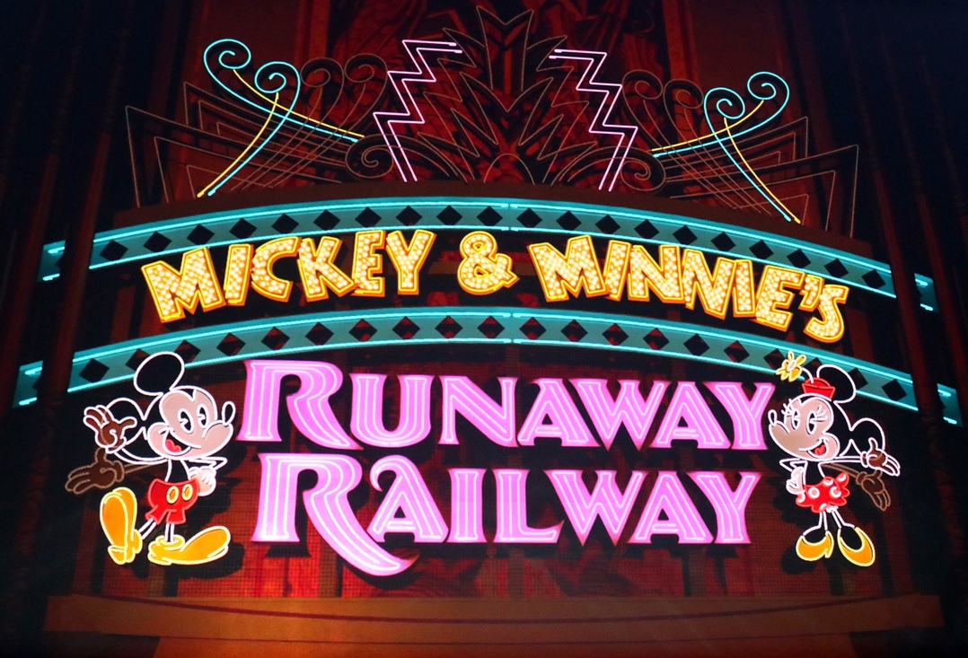 Mickey and Minnie's Runaway Railroad Construction Begins