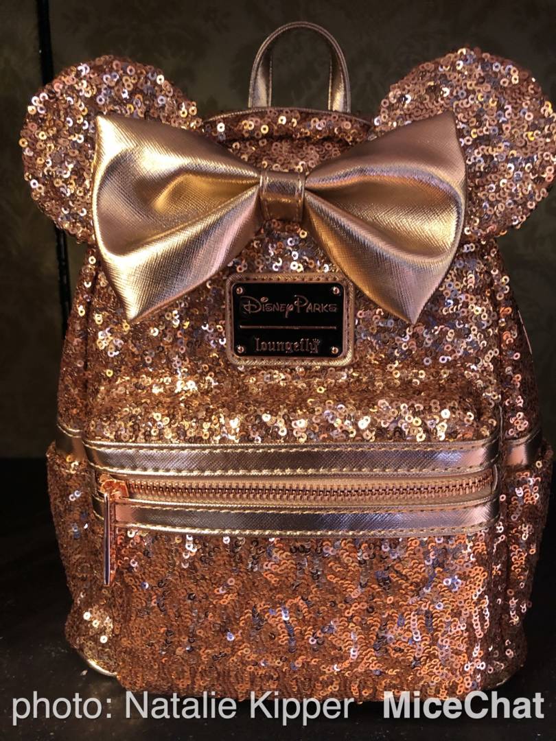 shop disney rose gold backpack