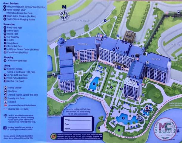 Disney Riviera Resort Map   IMG 3552 610x480 