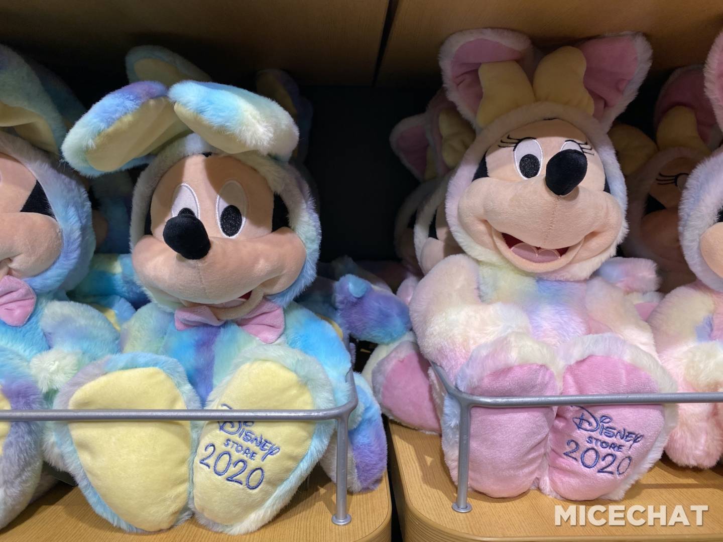 mickey and minnie easter plush