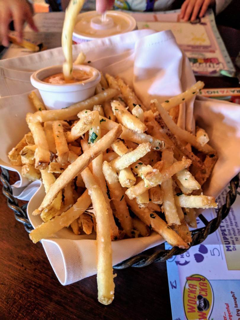 Garlic & Parmesan Pommes Frites (Disneyland Inspired)