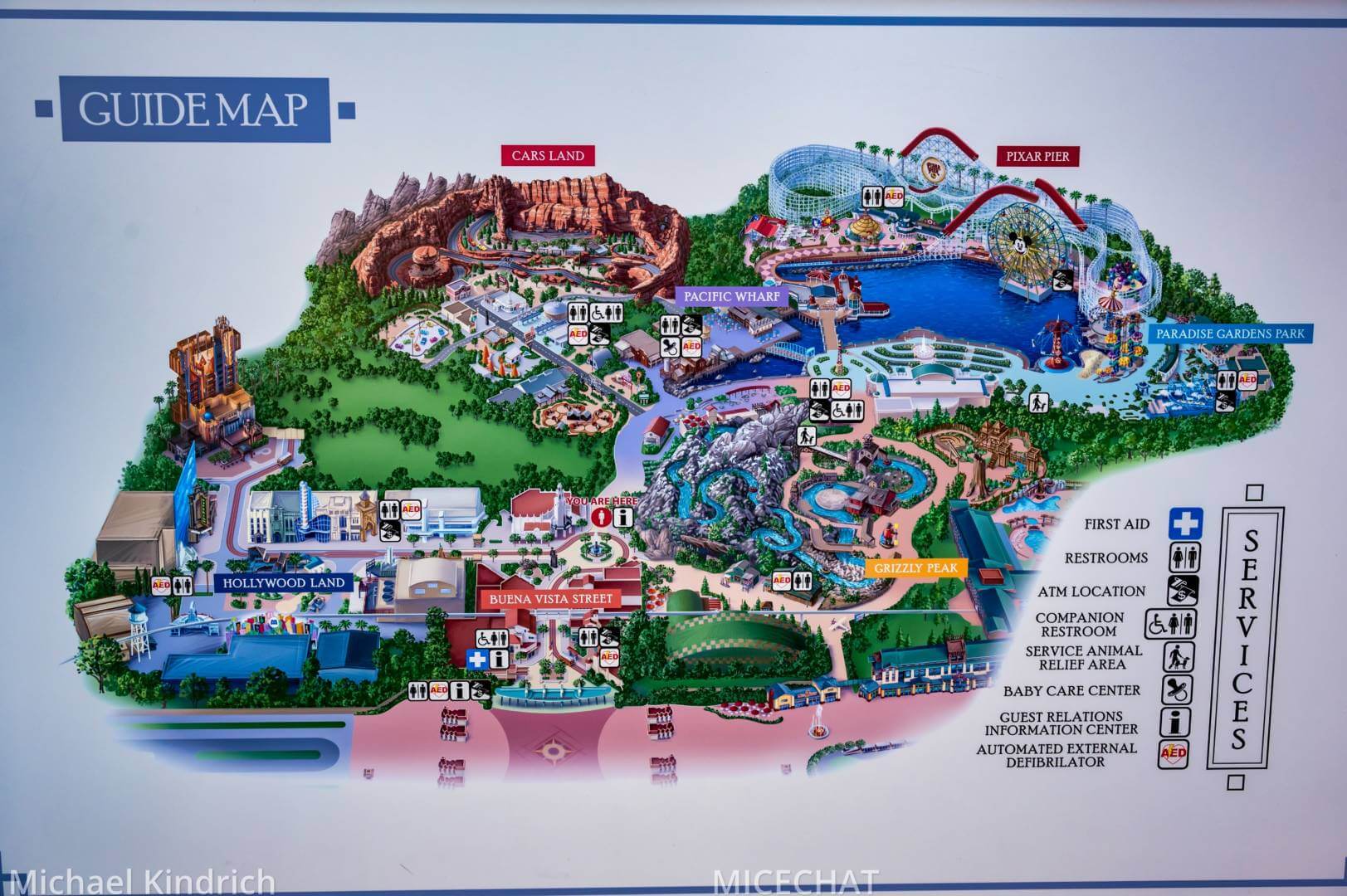 Disneyland Dca Park Map At Carthay Circle Micechat Micechat