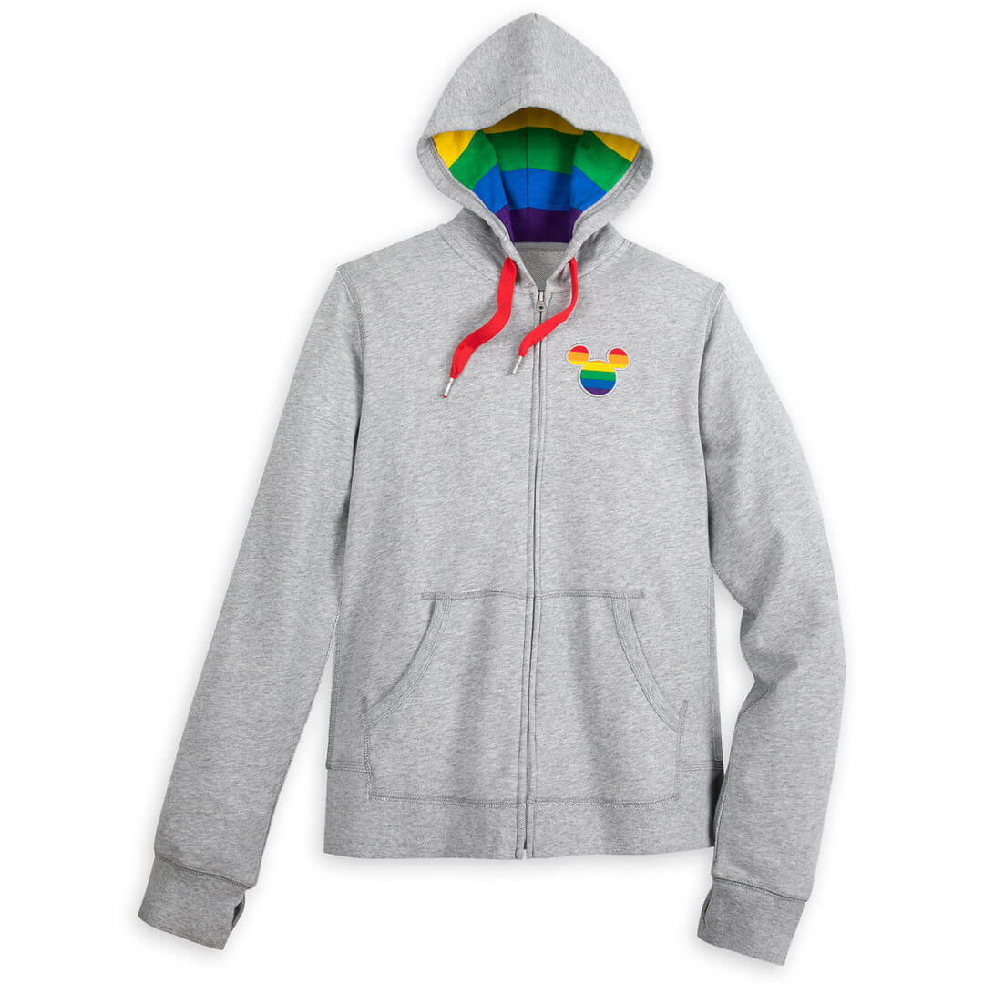 rainbow-disney-collection-mickey-mouse-zip-up-hoodie - MiceChat