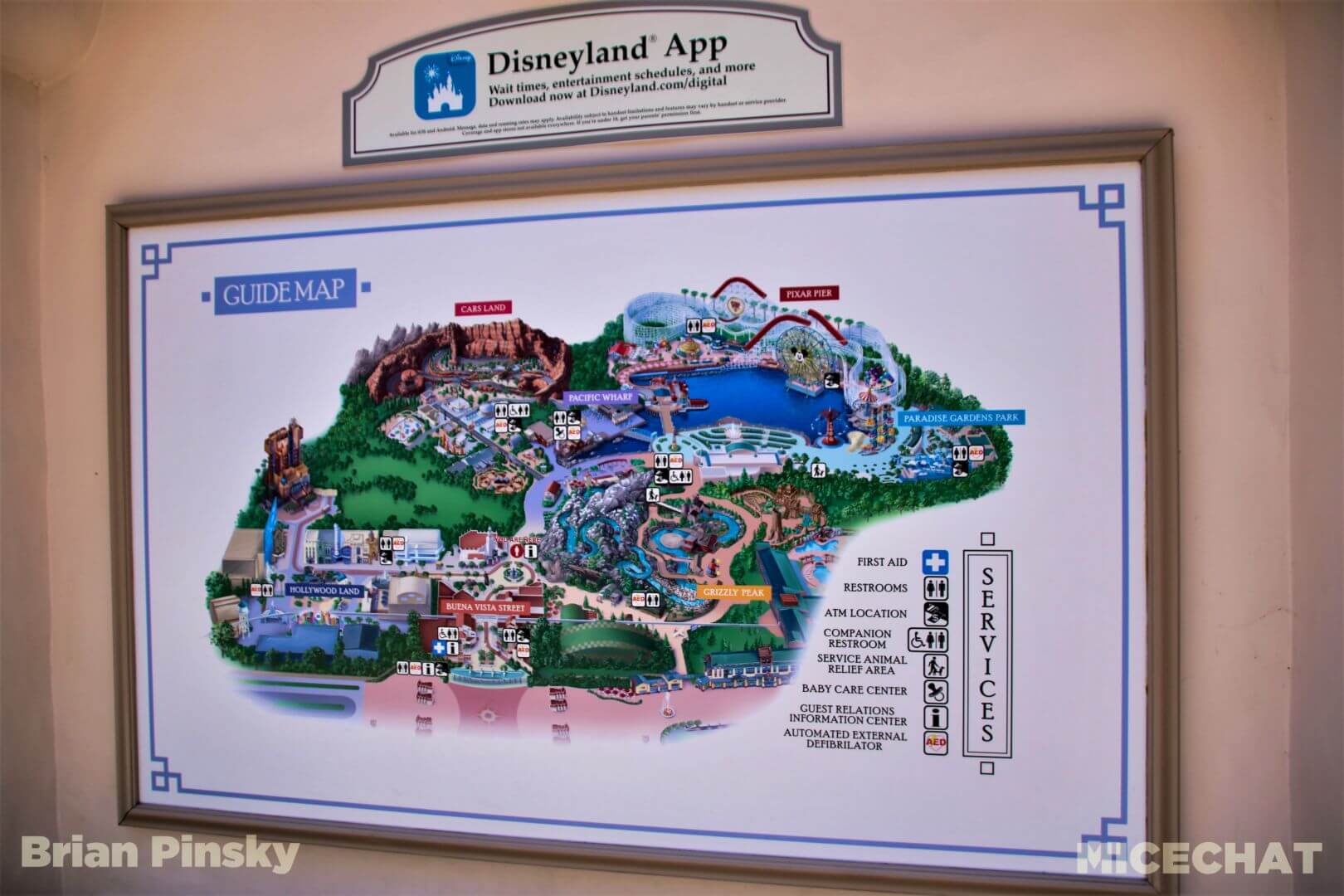 Disney California Adventure Guest Relations Map No Avengers Campus Brian Micechat