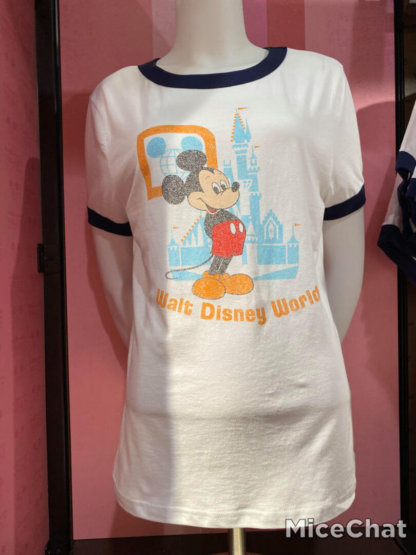 Disney Springs Marketplace Co Op Walt Disney World 50th Anniversary Merchandise Vault Collection Mickey And Castle Ringer T Shirt Micechat