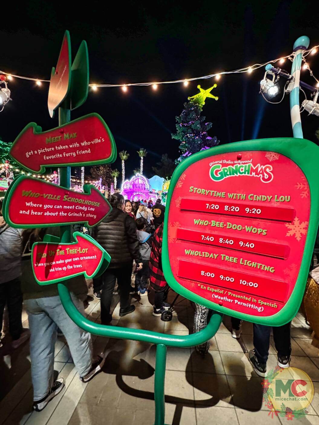 Universal Studios Hollywood Christmas Show Times MiceChat