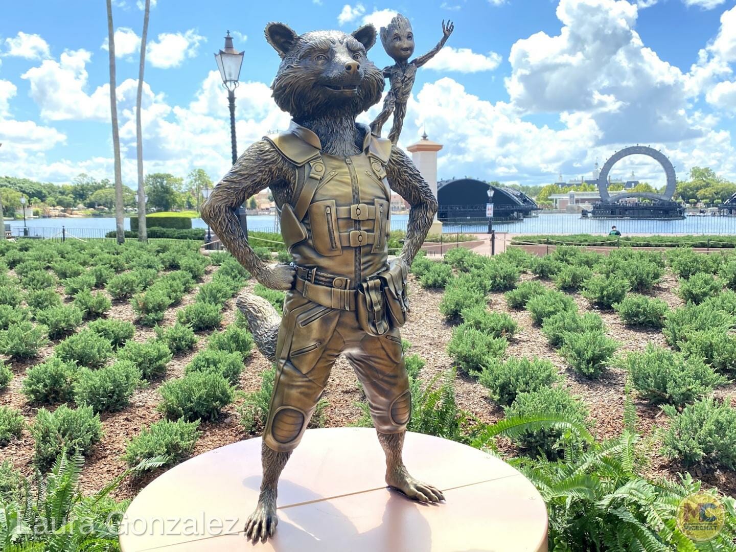 Walt-Disney-World-50th-anniversary-statues-Epcot-Guardians-Galaxy-Rocket-Groot  - MiceChat