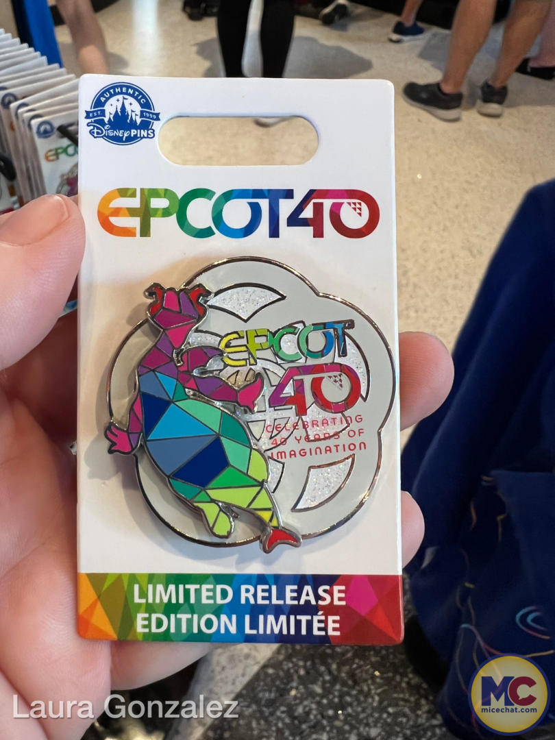 Epcot 40 Year Anniversary Book and Pin