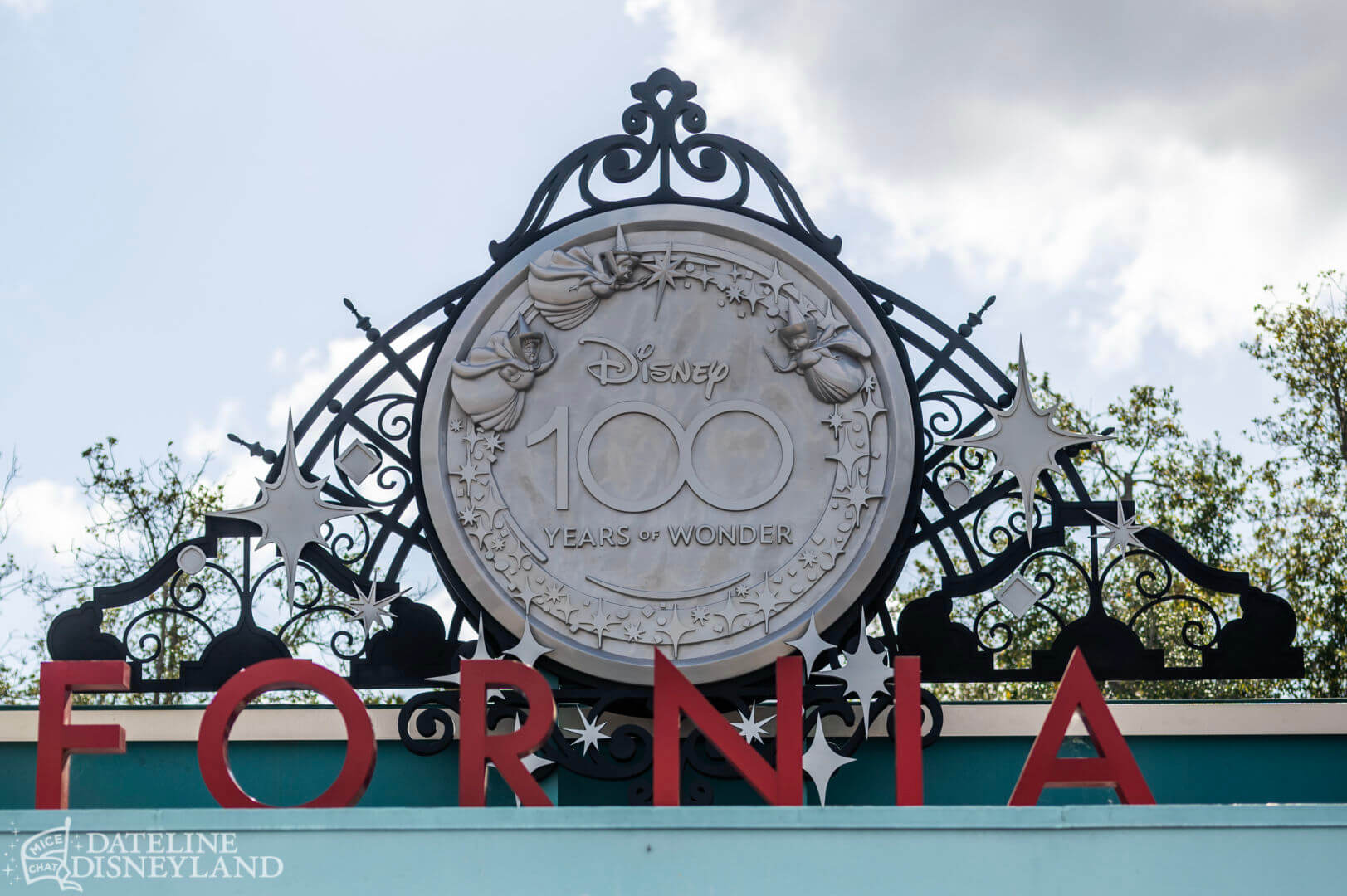 https://www.micechat.com/wp-content/uploads/2023/01/Disneyland-Disney100-Celebration-decorations-Disney-California-Adventure-entrance-medallion-DSC_0916-X5.jpg