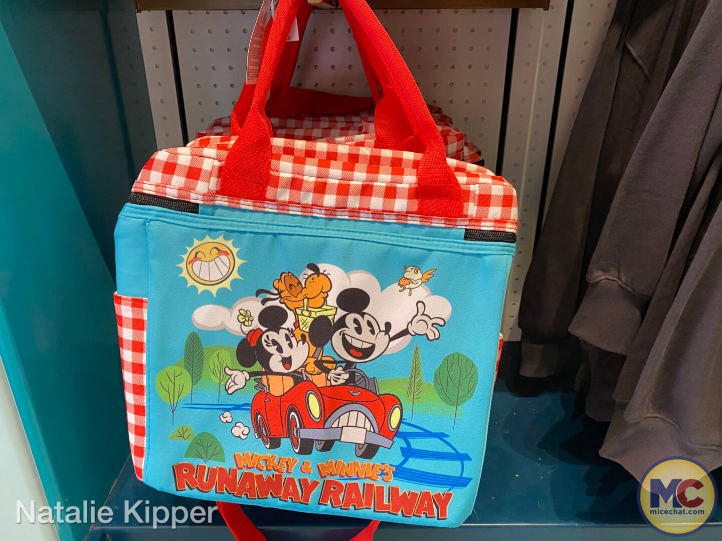 Vintage 90s Mickey and Minnie Mouse Love Boat Soft-Sided Lunch Box