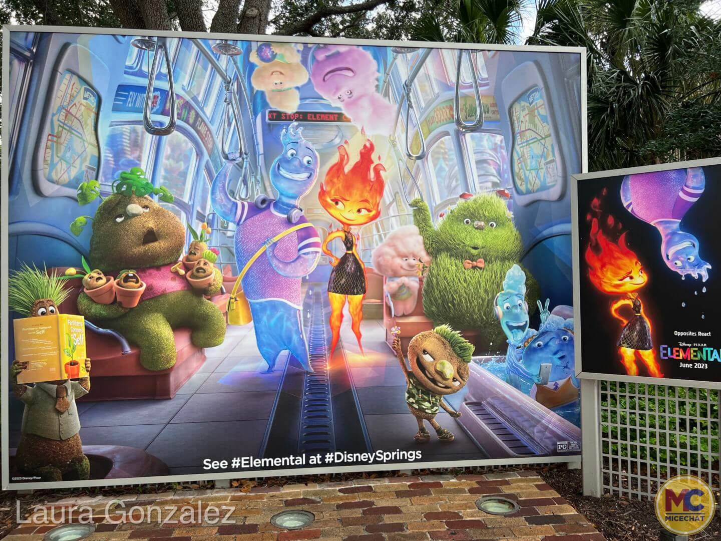 NEW Elemental Photo Op Crops Up at Disney Springs 