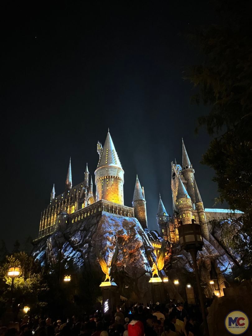 universal wizarding world of harry potter dark arts projection