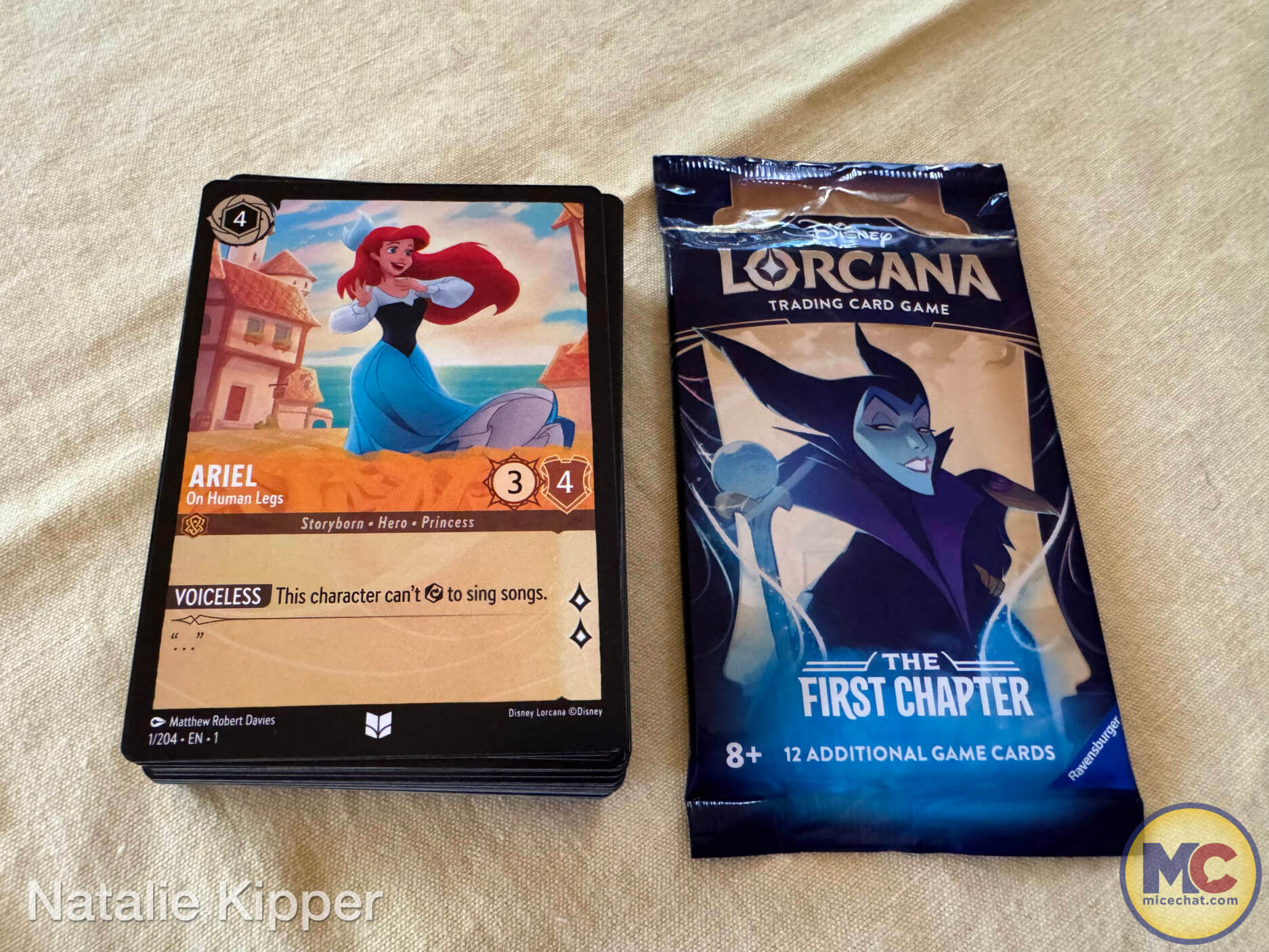 Ravensburger Disney Lorcana Trading Card Games The First Chapter Starter  Deck Amber & Amethyst