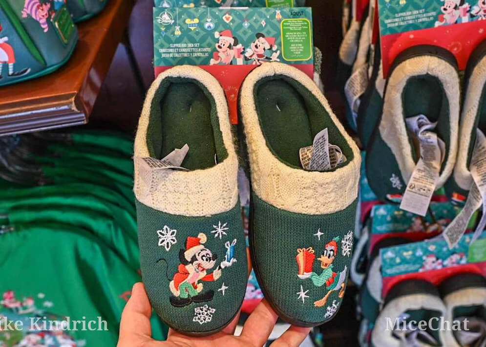 Disney best sale christmas slippers