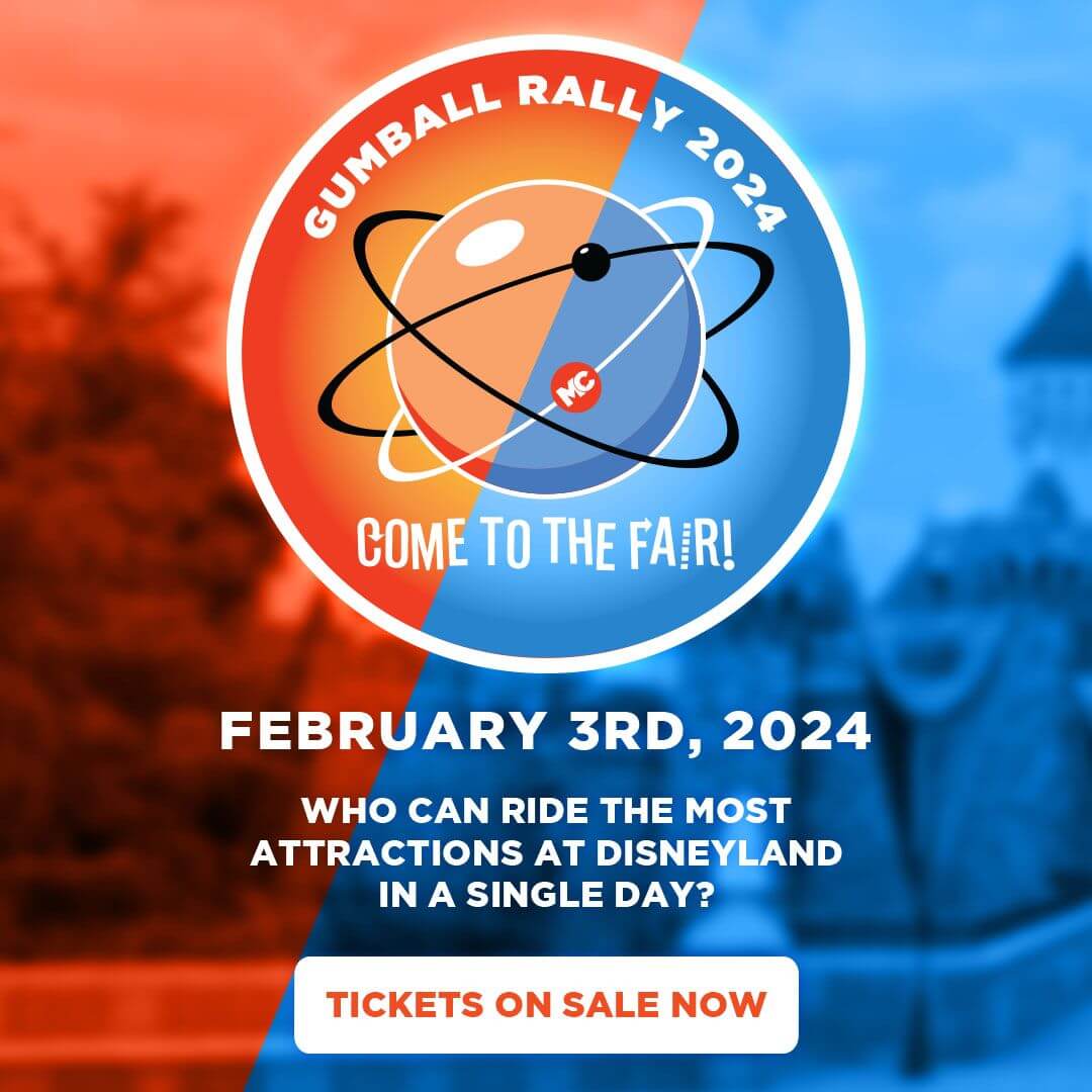 Gumball Rally 2024 Ticket Square Banner MiceChat