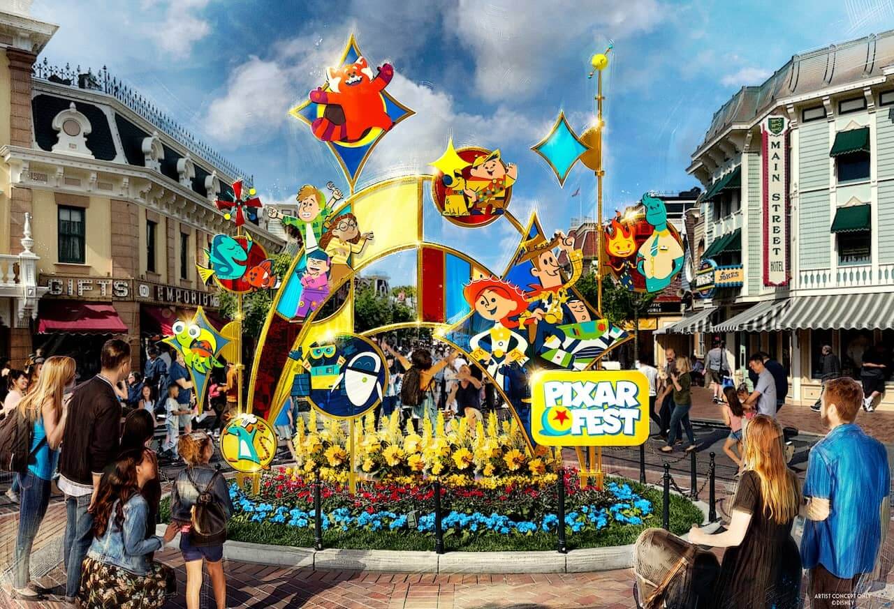 Disneyland Pixar Fest Main Street Icon MiceChat