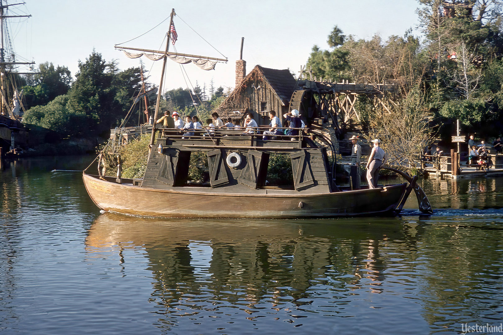 Micechat Disney History Disneyland Features Werner Weiss Yesterland Mike Fink Keel Boats